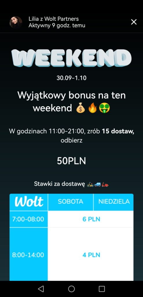 Bonus Wolt